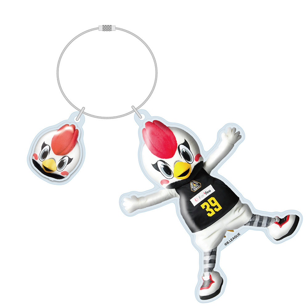 オンライン限定＜サンダくん＞ぷっくりデザインキーホルダー【B.LEAGUE MASCOT OF THE YEAR】 詳細画像 1カラー 1