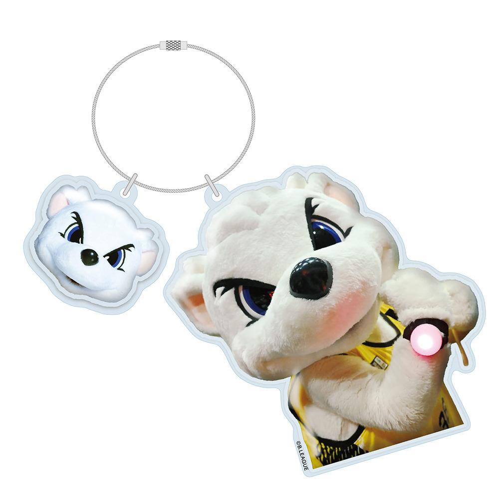 オンライン限定＜サンディー＞ぷっくりデザインキーホルダー【B.LEAGUE MASCOT OF THE YEAR】 詳細画像 1カラー 1