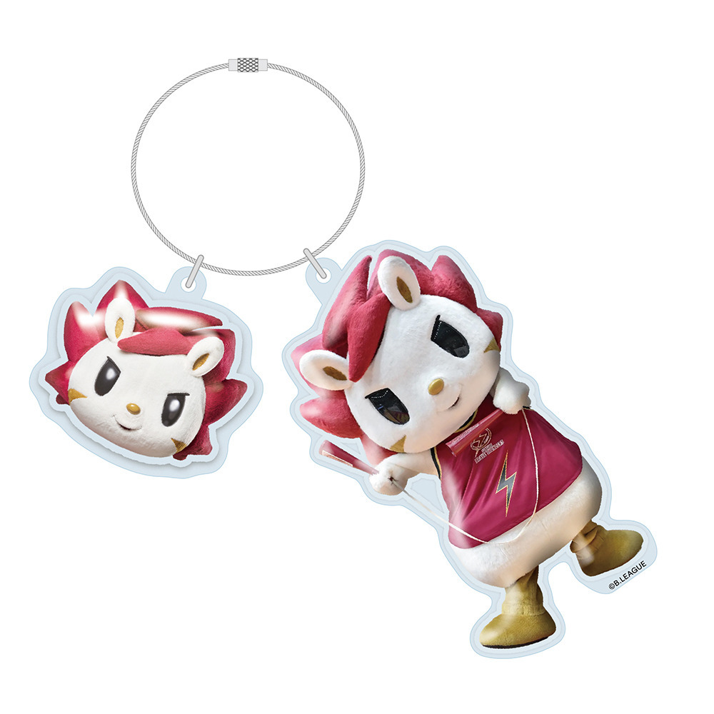 オンライン限定＜ロウル＞ぷっくりデザインキーホルダー【B.LEAGUE MASCOT OF THE YEAR】 詳細画像 1カラー 1