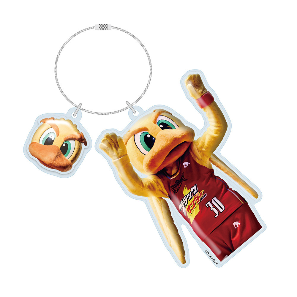 オンライン限定＜ダンカー＞ぷっくりデザインキーホルダー【B.LEAGUE MASCOT OF THE YEAR】 詳細画像 1カラー 1