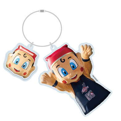 オンライン限定＜まいどくん＞ぷっくりデザインキーホルダー【B.LEAGUE MASCOT OF THE YEAR】