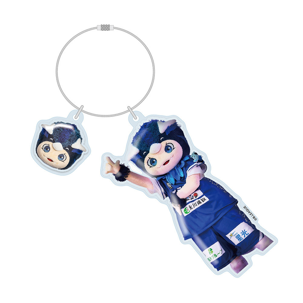 オンライン限定＜LUCA＞ぷっくりデザインキーホルダー【B.LEAGUE MASCOT OF THE YEAR】 詳細画像 1カラー 1