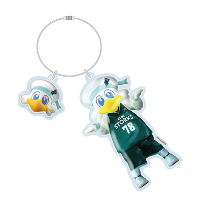 オンライン限定＜ストーキー＞ぷっくりデザインキーホルダー【B.LEAGUE MASCOT OF THE YEAR】