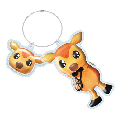 オンライン限定＜シカッチェ＞ぷっくりデザインキーホルダー【B.LEAGUE MASCOT OF THE YEAR】