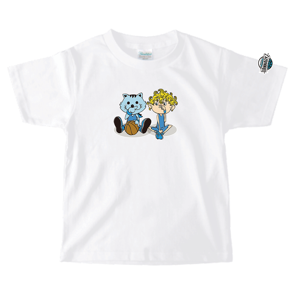 「映画 えんとつ町のプペル ~約束の時計台~」コラボキッズTシャツ(京都ハンナリーズ) 詳細画像 ホワイト 1