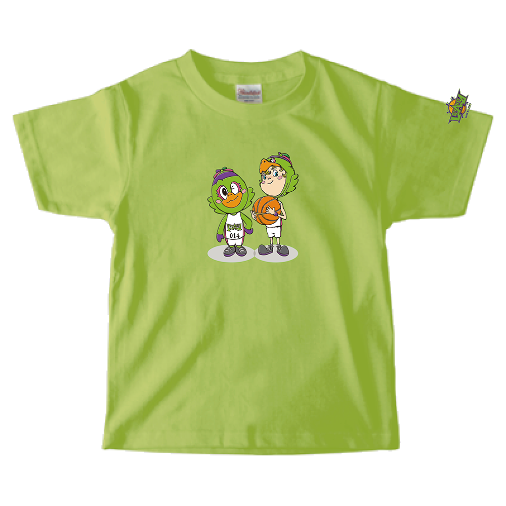 「映画 えんとつ町のプペル ~約束の時計台~」コラボキッズTシャツ(レバンガ北海道) 詳細画像 グリーン 1