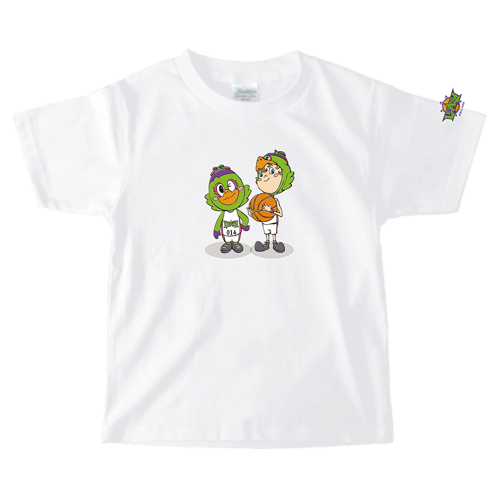 「映画 えんとつ町のプペル ~約束の時計台~」コラボキッズTシャツ(レバンガ北海道) 詳細画像 ホワイト 1