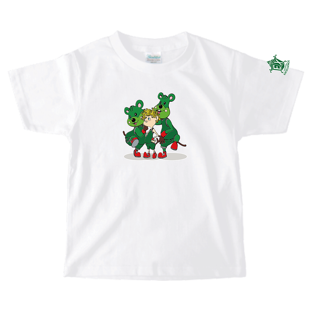 「映画 えんとつ町のプペル ~約束の時計台~」コラボキッズTシャツ(横浜エクセレンス) 詳細画像 ホワイト 1