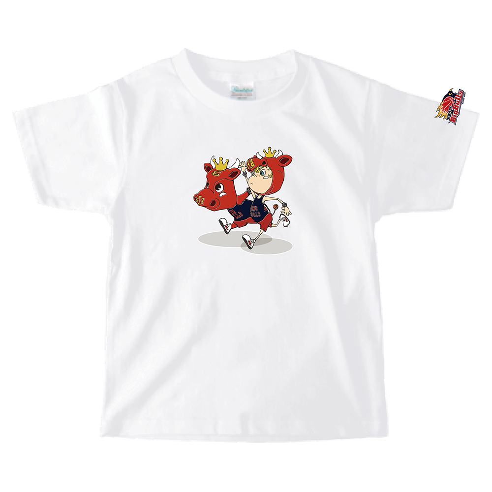 「映画 えんとつ町のプペル ~約束の時計台~」コラボキッズTシャツ(岩手ビッグブルズ) 詳細画像 ホワイト 1