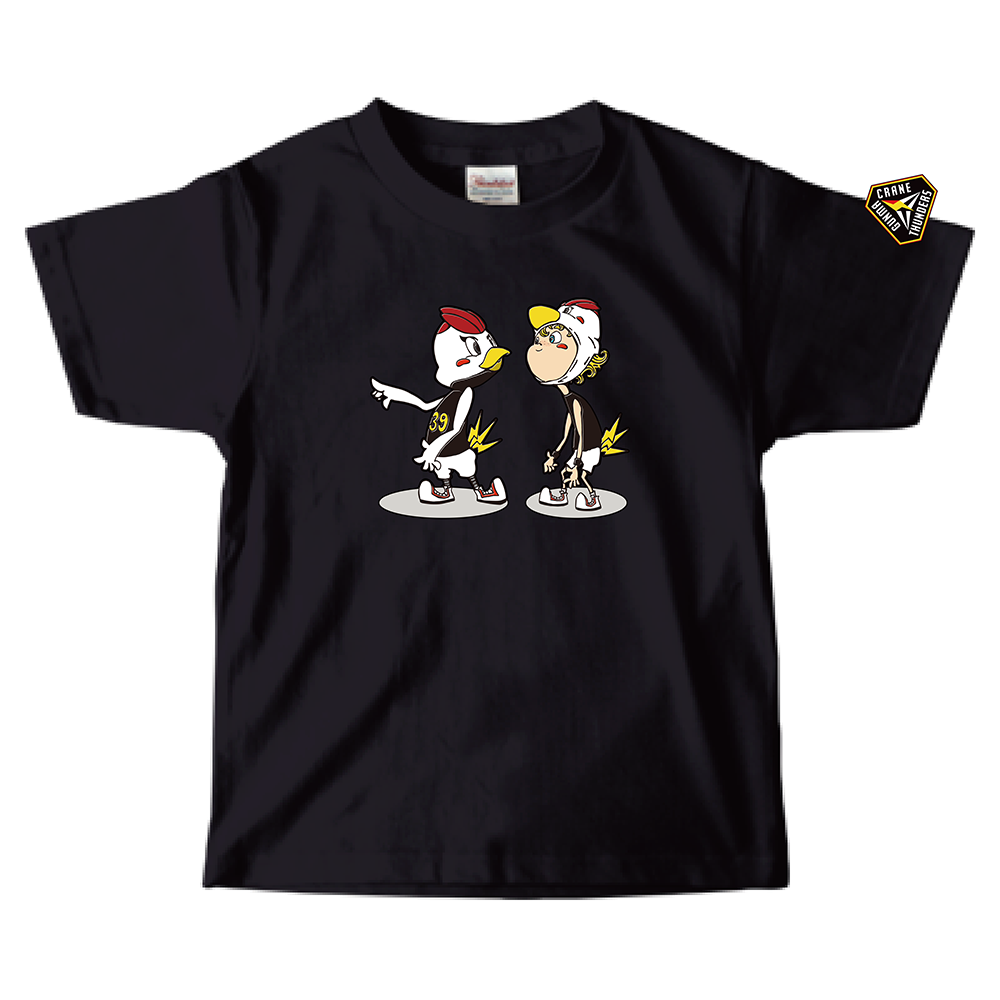 「映画 えんとつ町のプペル ~約束の時計台~」コラボキッズTシャツ(群馬クレインサンダーズ) 詳細画像 ブラック 1