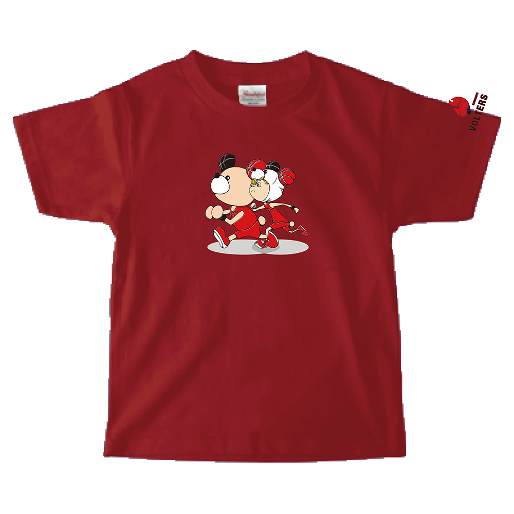 「映画 えんとつ町のプペル ~約束の時計台~」コラボキッズTシャツ(熊本ヴォルターズ) 詳細画像 レッド 1