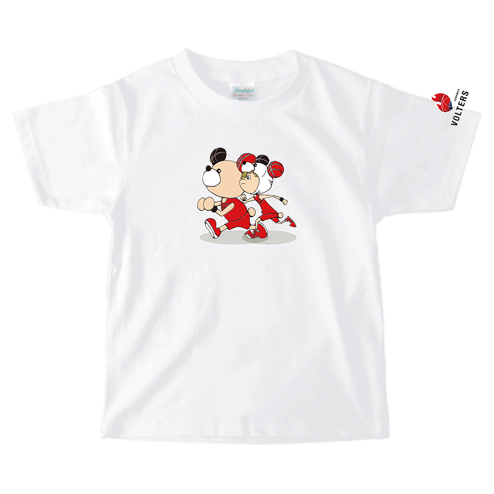 「映画 えんとつ町のプペル ~約束の時計台~」コラボキッズTシャツ(熊本ヴォルターズ) 詳細画像 ホワイト 1