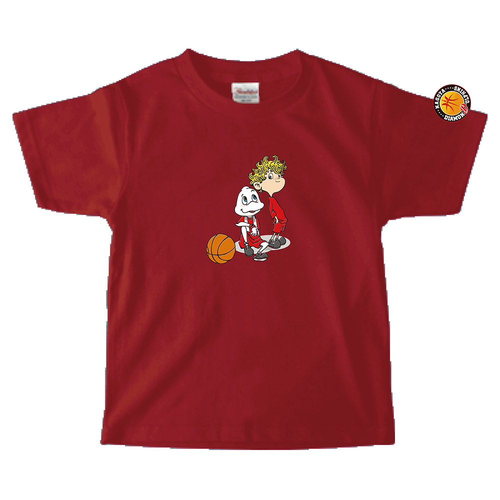 「映画 えんとつ町のプペル ~約束の時計台~」コラボキッズTシャツ(名古屋ダイヤモンドドルフィンズ) 詳細画像 レッド 1