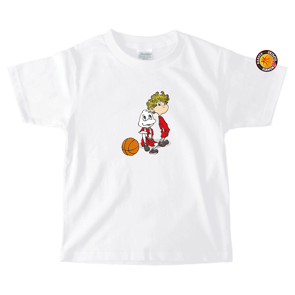 「映画 えんとつ町のプペル ~約束の時計台~」コラボキッズTシャツ(名古屋ダイヤモンドドルフィンズ) 詳細画像 ホワイト 1