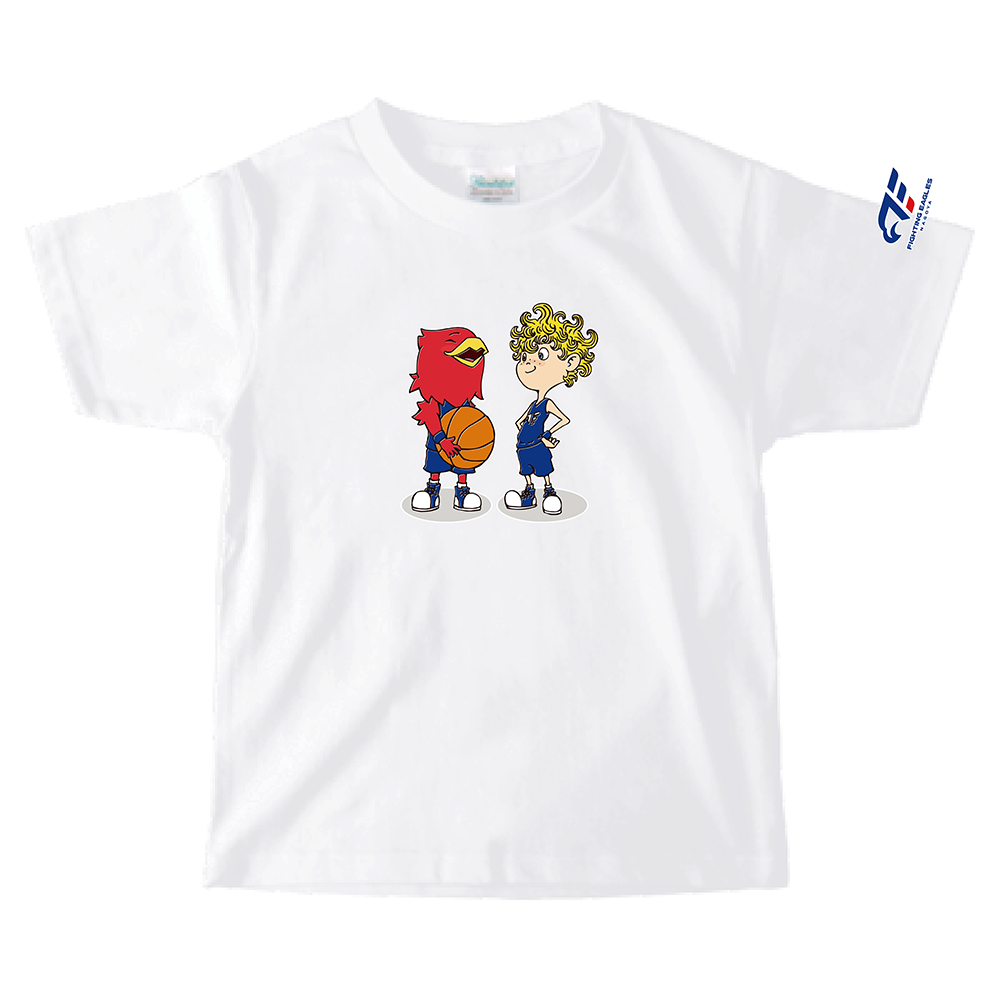 「映画 えんとつ町のプペル ~約束の時計台~」コラボキッズTシャツ(ファイティングイーグルス名古屋) 詳細画像 ホワイト 1