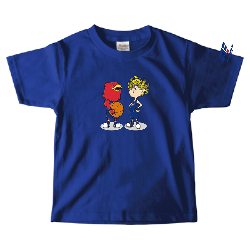 「映画 えんとつ町のプペル ~約束の時計台~」コラボキッズTシャツ(ファイティングイーグルス名古屋) 詳細画像 ブルー 1