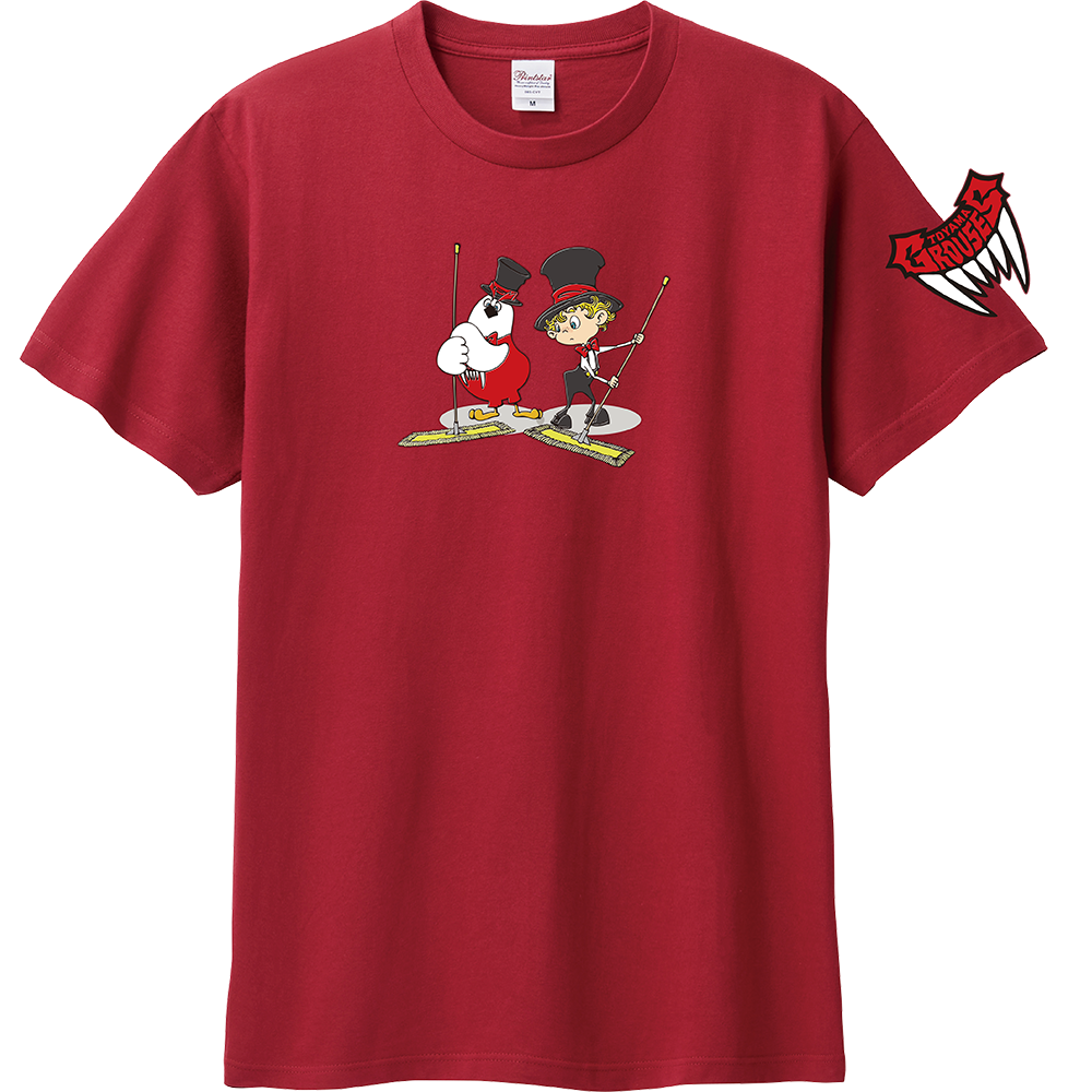 「映画 えんとつ町のプペル ~約束の時計台~」コラボTシャツ(富山グラウジーズ) 詳細画像 レッド 1