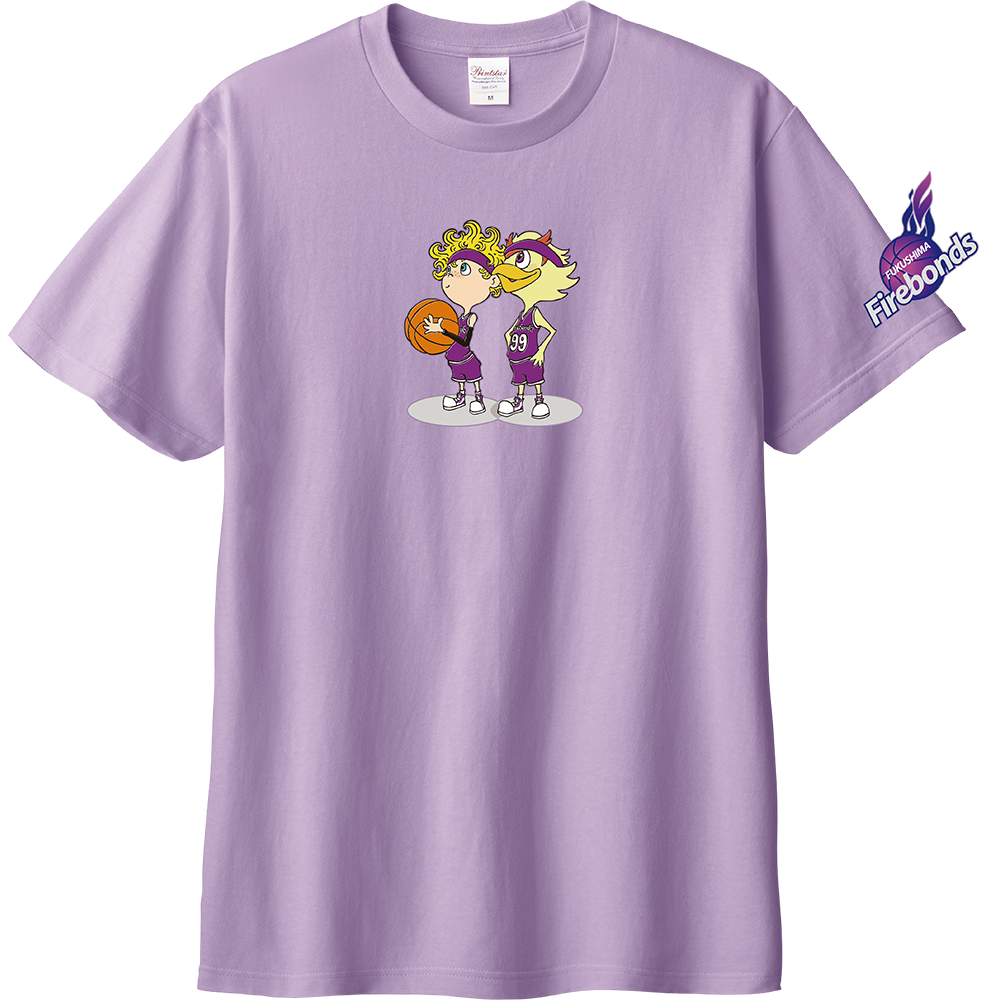 「映画 えんとつ町のプペル ~約束の時計台~」コラボTシャツ(福島ファイヤーボンズ) 詳細画像 ライトパープル 1