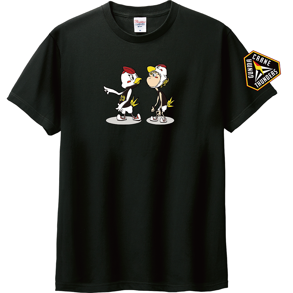 「映画 えんとつ町のプペル ~約束の時計台~」コラボTシャツ(群馬クレインサンダーズ) 詳細画像 ブラック 1