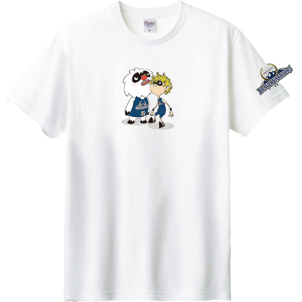 「映画 えんとつ町のプペル ~約束の時計台~」コラボTシャツ(信州ブレイブウォリアーズ) 詳細画像 ホワイト 1