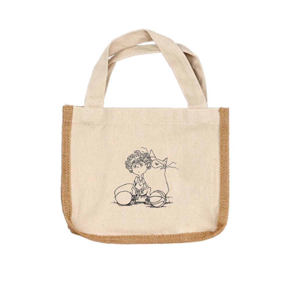 「映画 えんとつ町のプペル ~約束の時計台~」 ジュートキャンバスコンビトート 詳細画像 ナチュラル 1