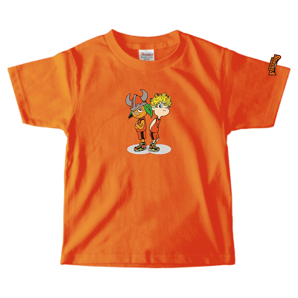 「映画 えんとつ町のプペル ~約束の時計台~」コラボキッズTシャツ(愛媛オレンジバイキングス) 詳細画像 オレンジ 1