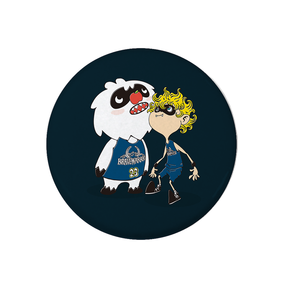 「映画 えんとつ町のプペル ~約束の時計台~」コラボ缶バッジ 詳細画像 信州ブレイブウォリアーズ 1