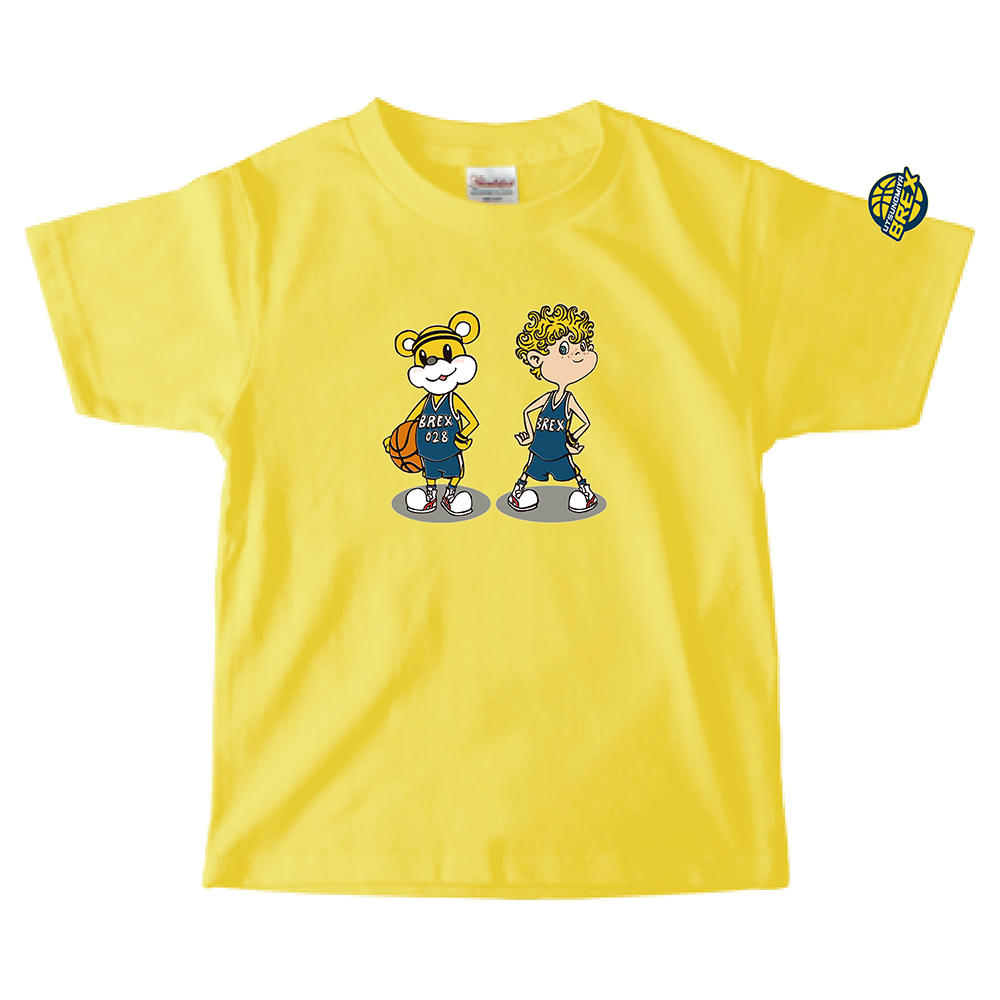 「映画 えんとつ町のプペル ~約束の時計台~」コラボキッズTシャツ(宇都宮ブレックス) 詳細画像 イエロー 1