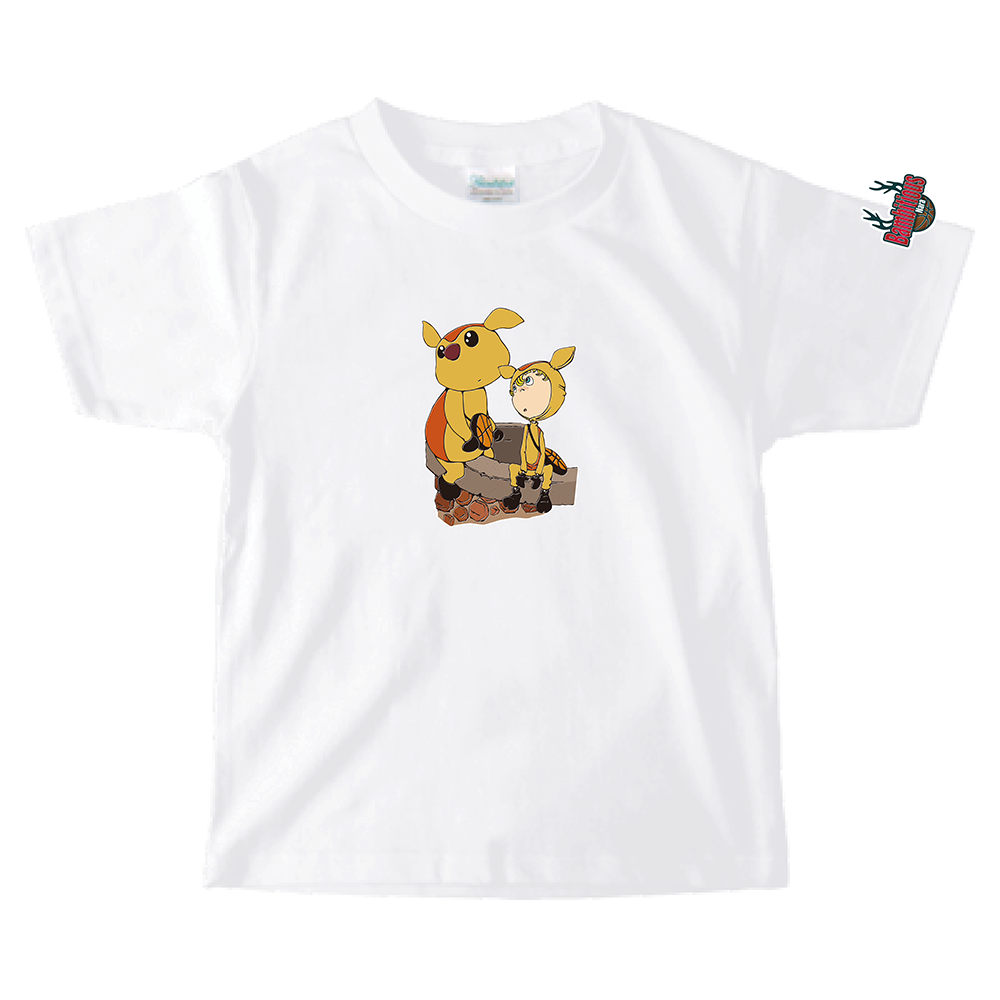 「映画 えんとつ町のプペル ~約束の時計台~」コラボキッズTシャツ(バンビシャス奈良) 詳細画像 ホワイト 1