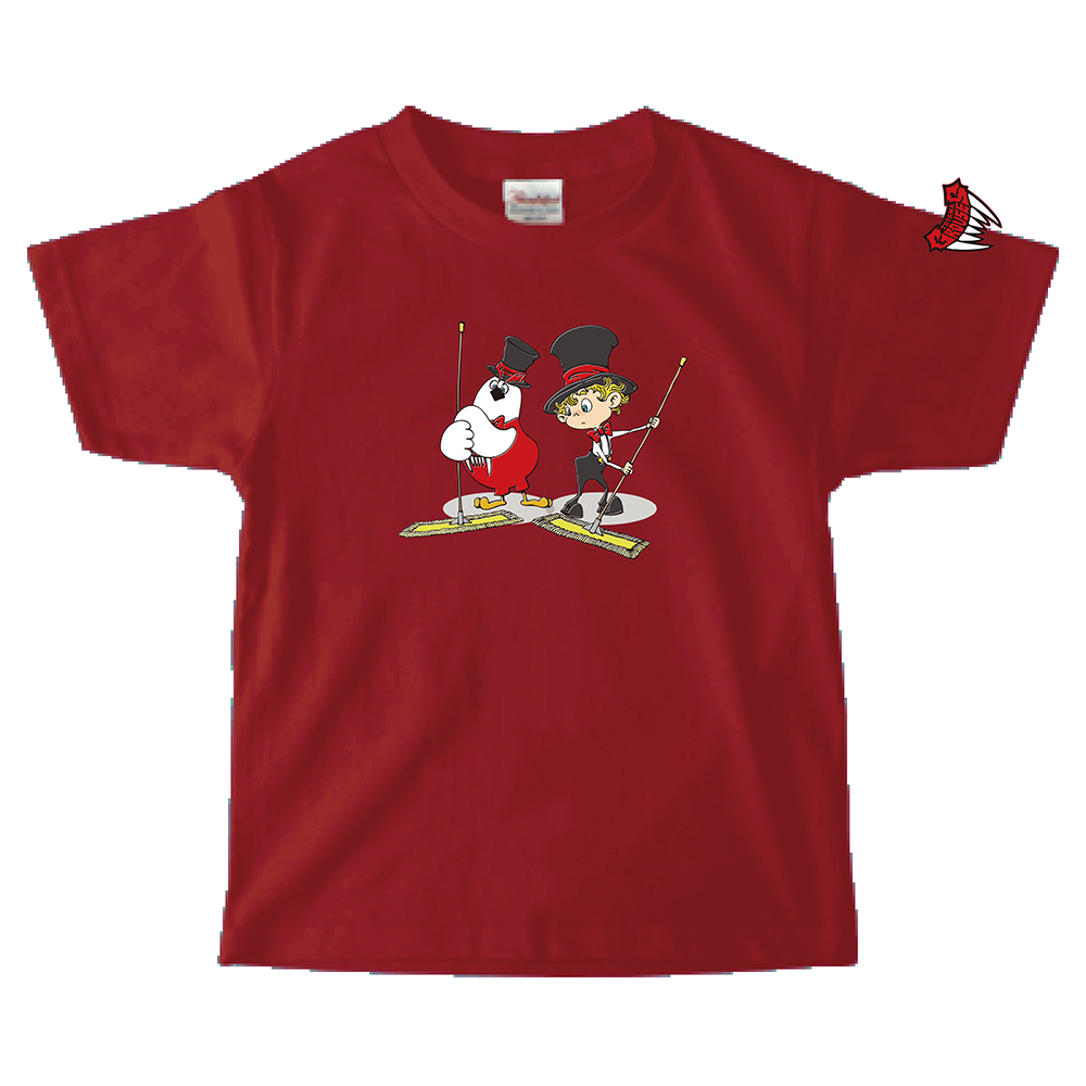 「映画 えんとつ町のプペル ~約束の時計台~」コラボキッズTシャツ(富山グラウジーズ) 詳細画像 レッド 1