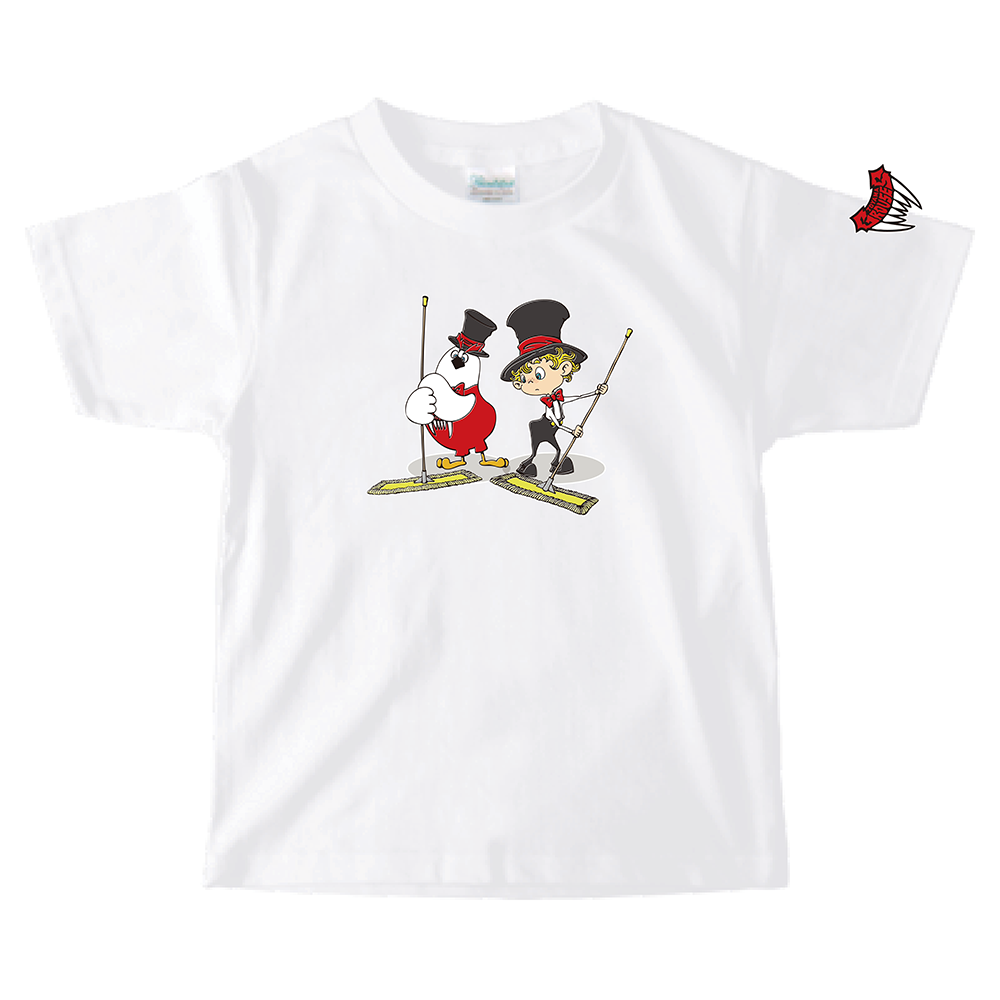 「映画 えんとつ町のプペル ~約束の時計台~」コラボキッズTシャツ(富山グラウジーズ) 詳細画像 ホワイト 1