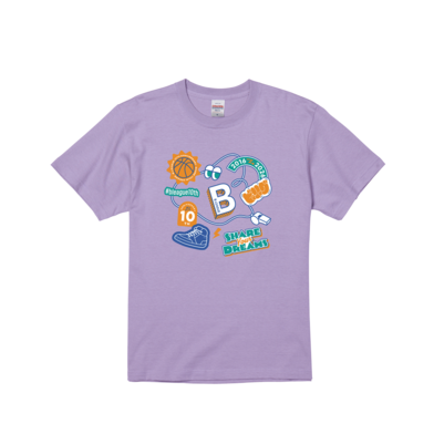 【全5色】B.LEAGUE 10th ANNIVERSARY Share your dreams Graphic T-shirt
