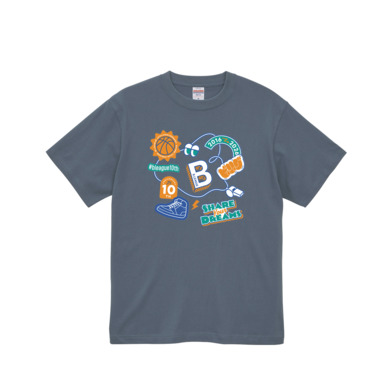 【全5色】B.LEAGUE 10th ANNIVERSARY Share your dreams Graphic T-shirt