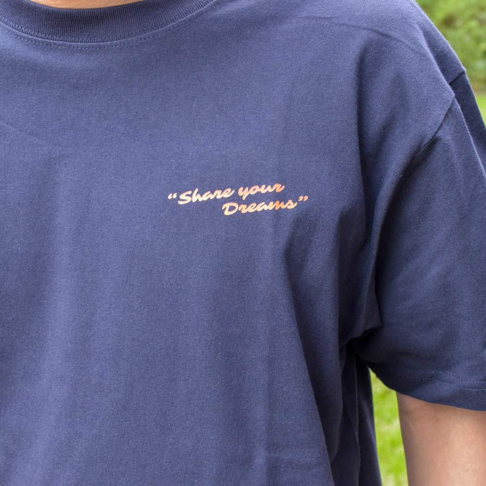 【全5色】B.LEAGUE 10th ANNIVERSARY Back Print  Graphic T-shirt 詳細画像 ネイビー 2