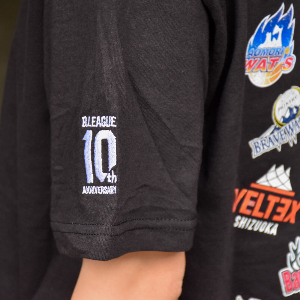 【全2色】B.LEAGUE 10th ANNIVERSARY B2 ALL CLUB T-shirt 詳細画像 ブラック 3