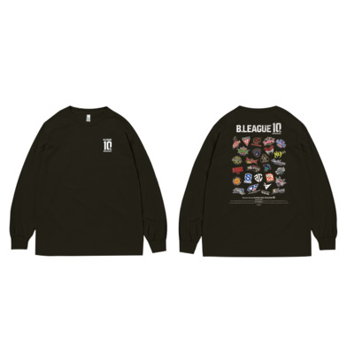 【全2色】B.LEAGUE 10th ANNIVERSARY B1 ALL CLUB LONG SLEEVE T-shirt