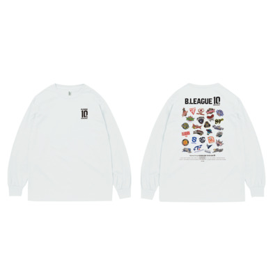 【全2色】B.LEAGUE 10th ANNIVERSARY B1 ALL CLUB LONG SLEEVE T-shirt