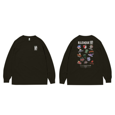 【全2色】B.LEAGUE 10th ANNIVERSARY B2 ALL CLUB LONG SLEEVE T-shirt