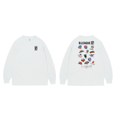 【全2色】B.LEAGUE 10th ANNIVERSARY B2 ALL CLUB LONG SLEEVE T-shirt