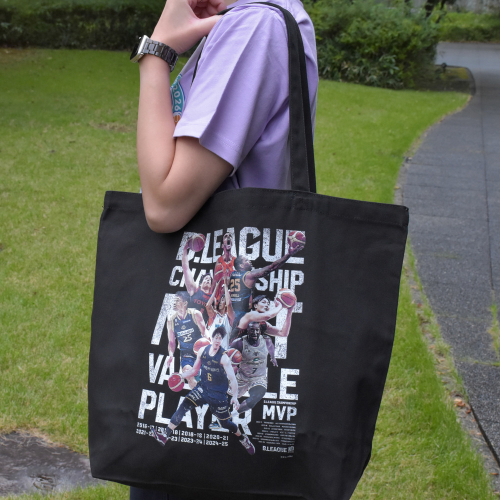 B.LEAGUE 10th ANNIVERSARY CHAMPIONSHIP MVP BIG TOTE 詳細画像 ブラック 2