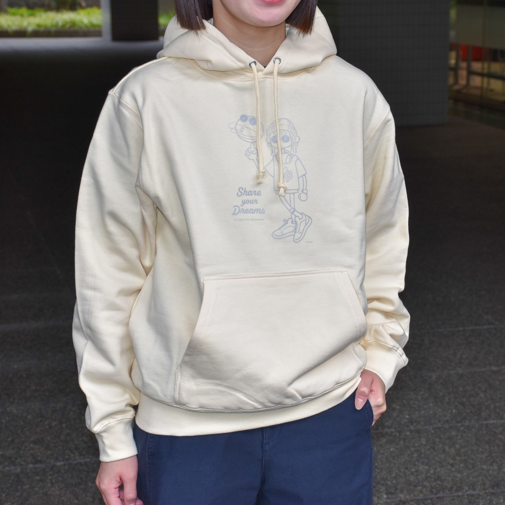 【全4色】B.LEAGUE 10th ANNIVERSARY Girl Graphic PO Hoodie 詳細画像 ナチュラル 2