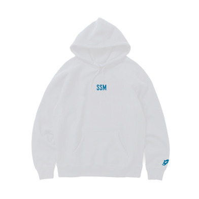 Embroidery Hoodies　WHITE