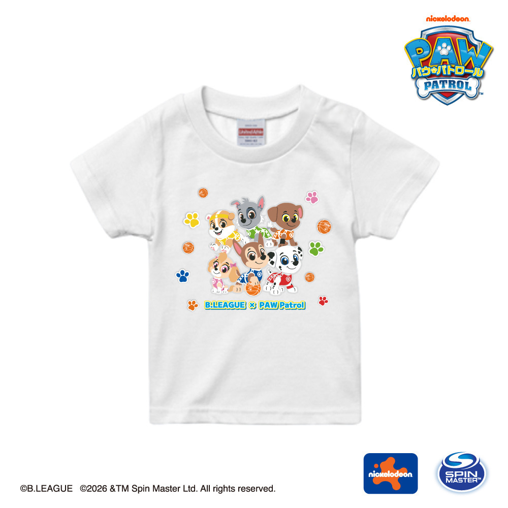 パウ･パトロールコラボ キッズTシャツ(ホワイト) 詳細画像 1カラー 1