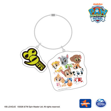 パウ･パトロールコラボ クラブロゴ入りアクリルキーホルダー(仙台89ERS)