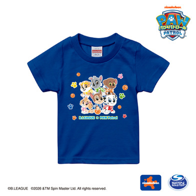 パウ･パトロールコラボ キッズTシャツ(ブルー)