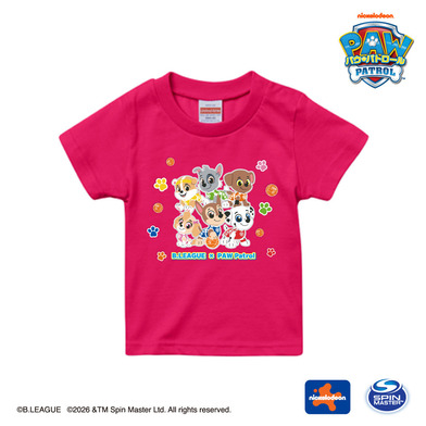 パウ･パトロールコラボ キッズTシャツ(ピンク)