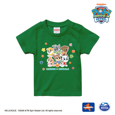 パウ･パトロールコラボ キッズTシャツ(グリーン)