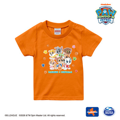 パウ･パトロールコラボ キッズTシャツ(オレンジ)