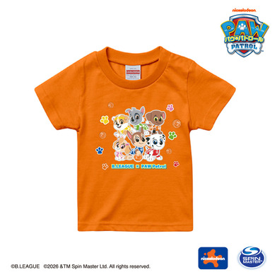 パウ･パトロールコラボ キッズTシャツ(オレンジ)