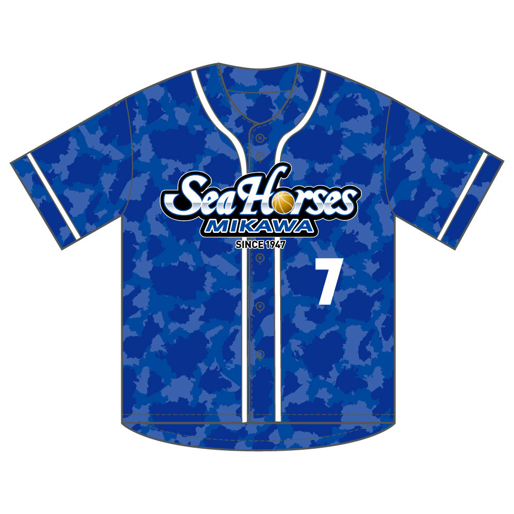 #7長野選手 2025-26 ナンバーベースボールシャツ 詳細画像 ブルー 1